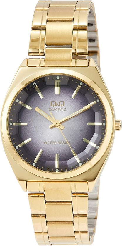 [シチズン Q&Q] 腕時計 アナログ 防水 メタルバンド QB78-201 メンズ シルバー