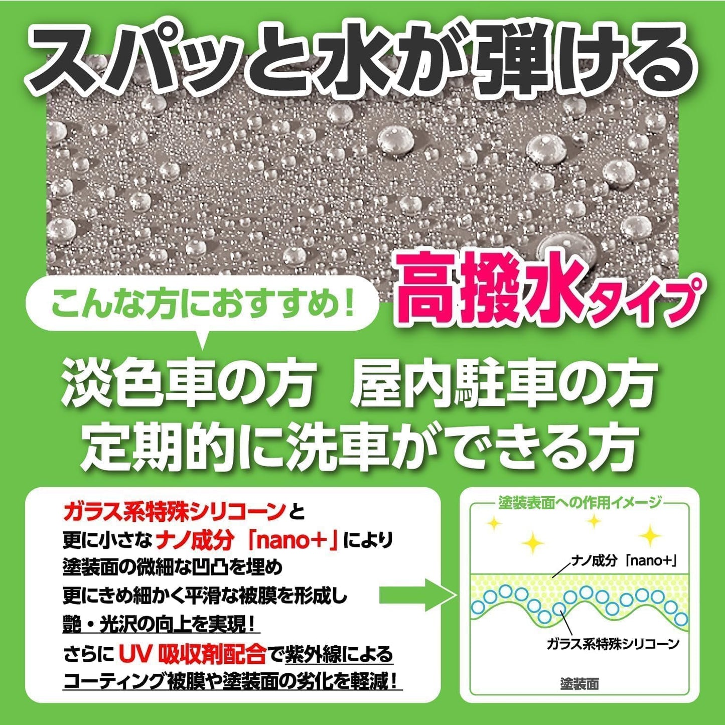 Surluster(シュアラスター) ウォッシンググローブ [キズ防止 オーストラリア羊毛] S-106 & 洗車シャンプー [ノーコンパウンド] カーシャンプー1000 S-30【セット買い】