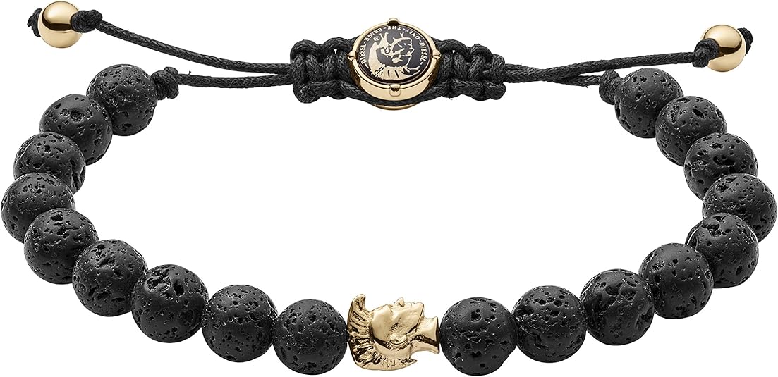 Diesel オールジェンダー ステンレススチールブレスレット, One Size, 金属, 宝石なし