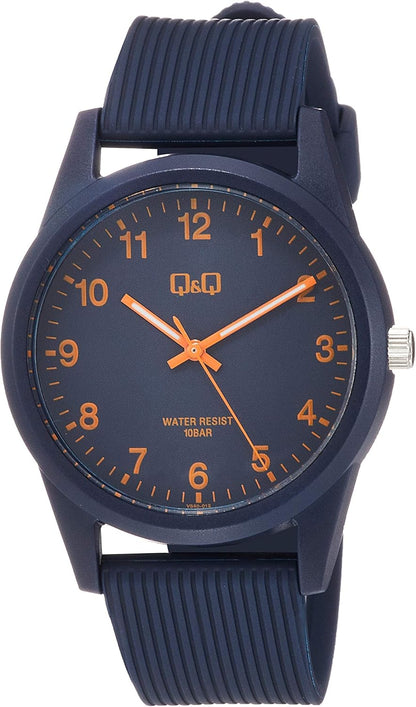 [シチズン Q&Q] 腕時計 アナログ 防水 ウレタンベルト VS40-002 メンズ ブラック