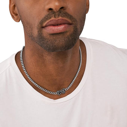 Diesel（ディーゼル）ステンレス製チェーンネックレス メンズ