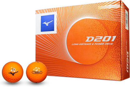 MIZUNO(ミズノ) ゴルフボール D201 飛距離追及型ボール 対応ヘッドスピード35m/s以上 ソフトなフィーリング 2ピース構造