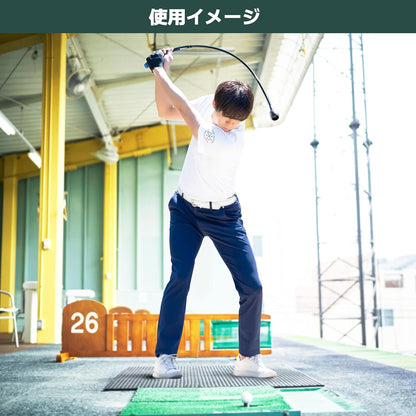 Tabata(タバタ) ゴルフ スイング 素振り 練習用品 トルネードスティック ショート ロング GV0231/GV0232