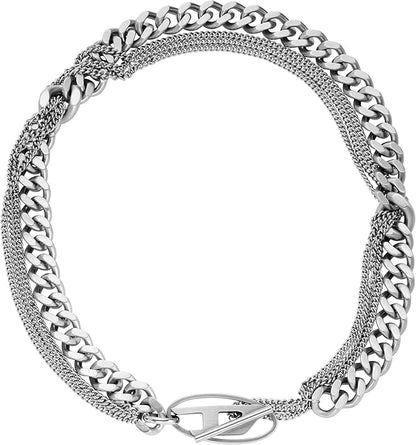 Diesel（ディーゼル）ステンレス製チェーンネックレス メンズ