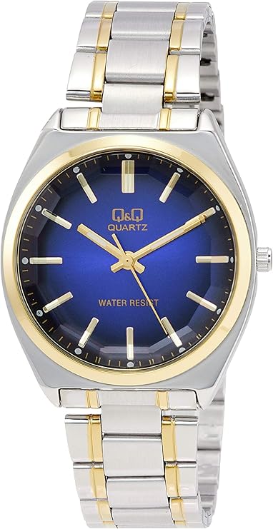 [シチズン Q&Q] 腕時計 アナログ 防水 メタルバンド QB78-201 メンズ シルバー