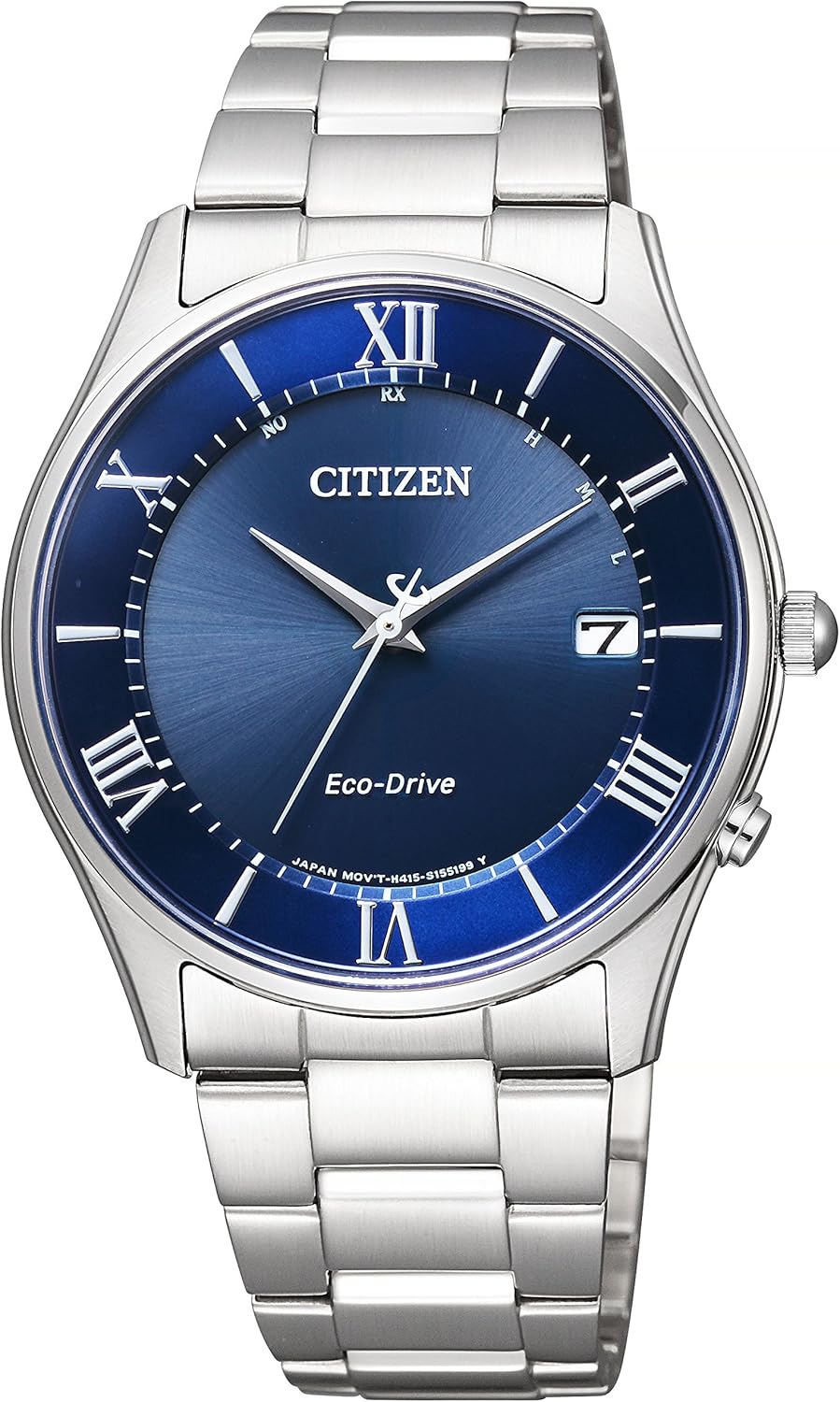 [CITIZEN] 腕時計 CITIZEN COLLECTION (電波時計/防水/薄型) AS1064-53E 光発電エコ・ドライブ NIGHT COLOUR EDITION サファイアガラス メンズ ビジネス アナログ シンプル 日付 秒針ブラック 黒 電波ソーラー